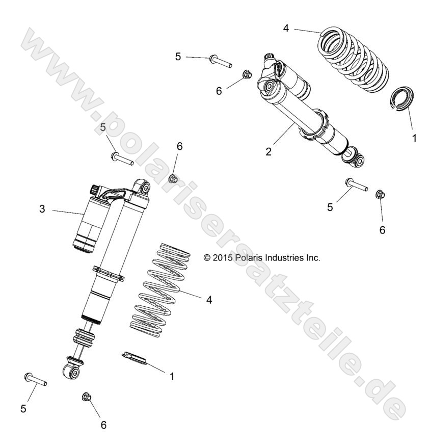 SUSPENSION, FRONT SHOCK MOUNTING SUSPENSION, FRONT SHOCK MOUNTING