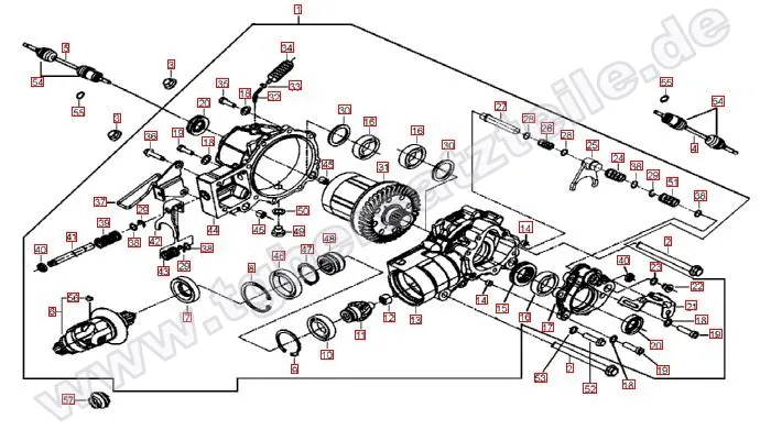 Differenzial vorne Differenzial vorne