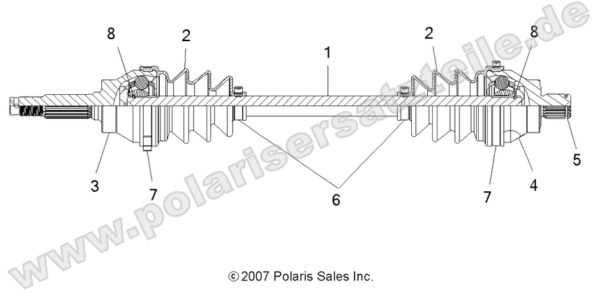 DRIVE TRAIN, REAR DRIVE SHAFT DRIVE TRAIN, REAR DRIVE SHAFT