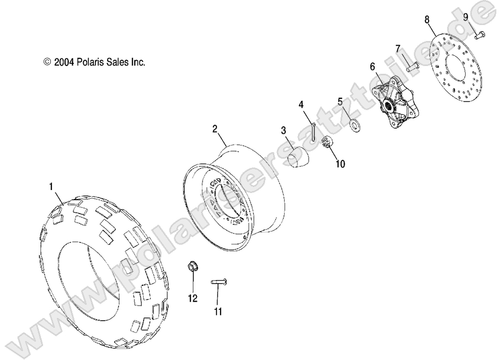 WHEEL, FRONT