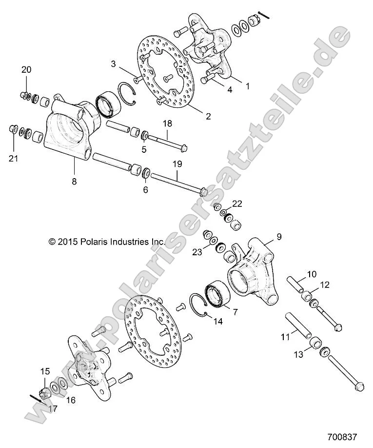 Suspension, Rear Carrier Suspension, Rear Carrier