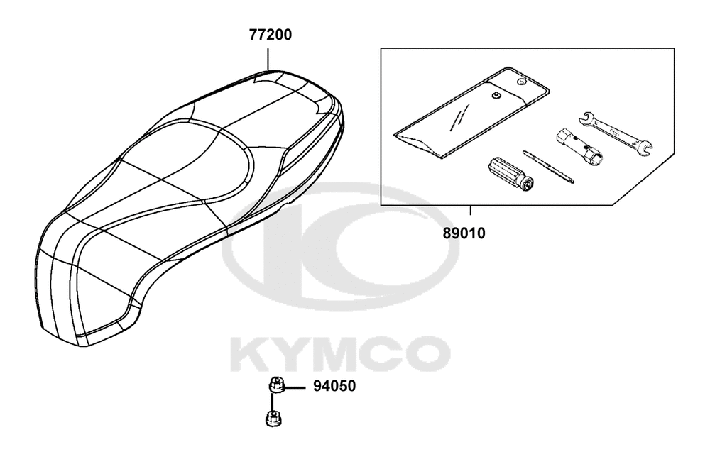 Sitzbank & Bordwerkzeug