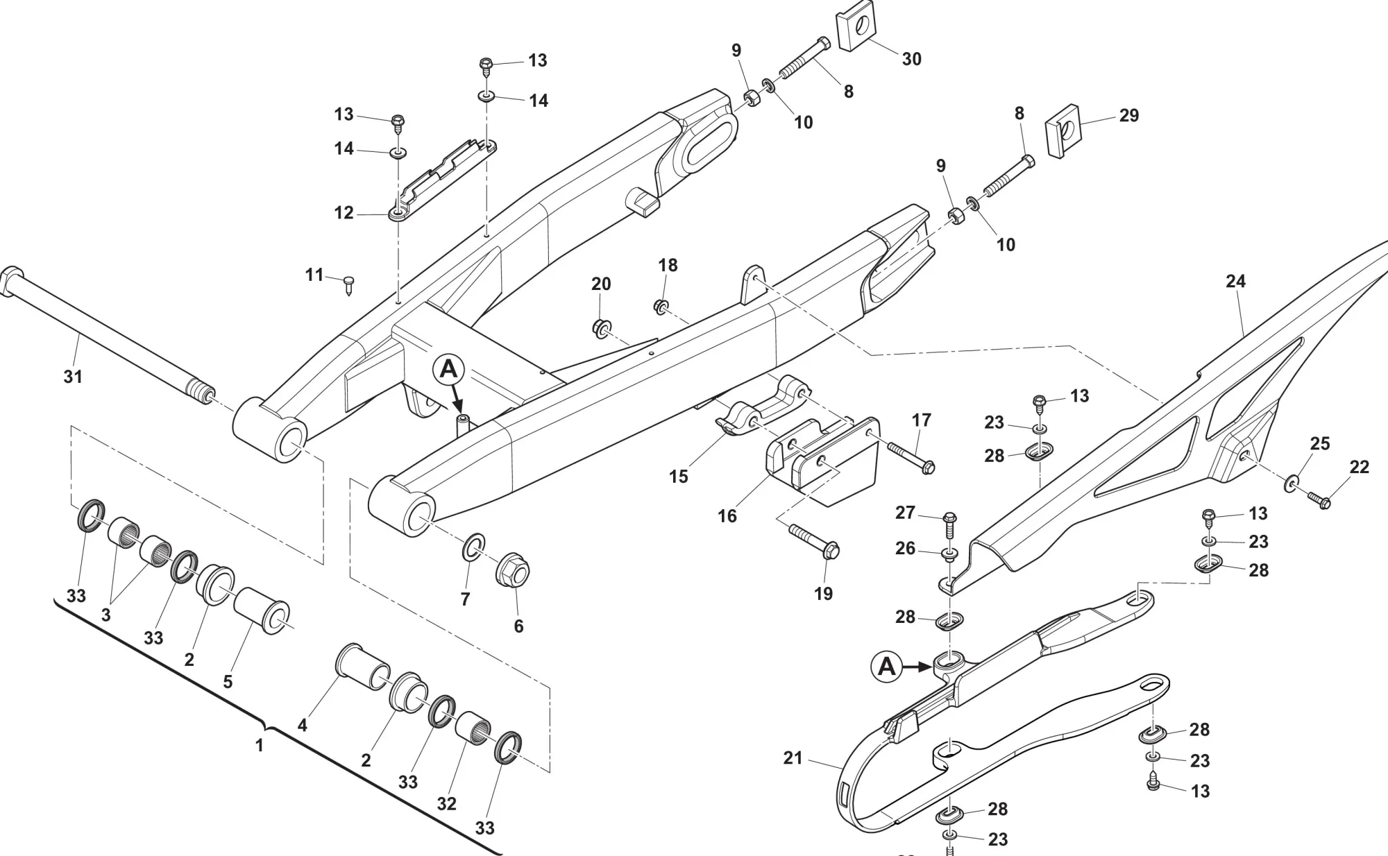 Hinterradschwinge Hinterradschwinge