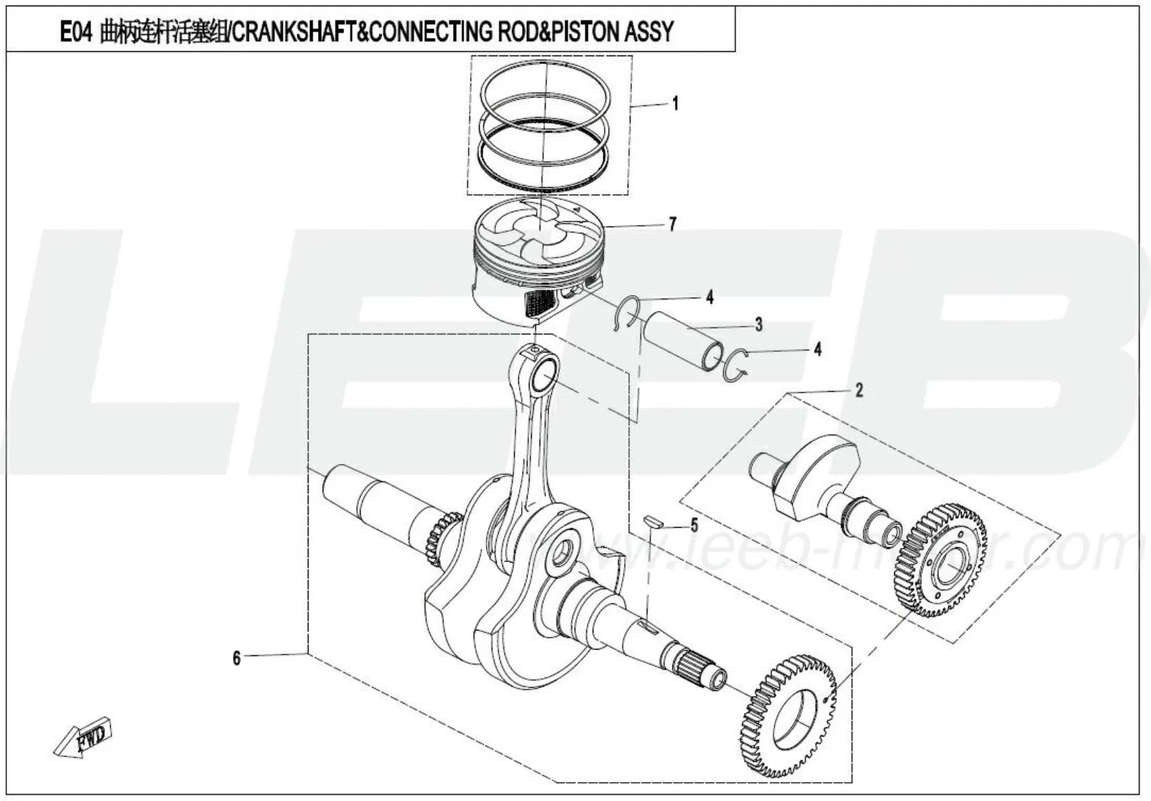Kurbelwelle - Kolben Kurbelwelle - Kolben