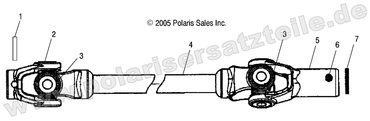 SHAFT, PROP, FRONT