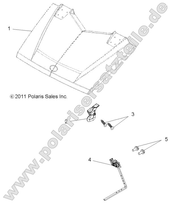 Body, Hood Latch