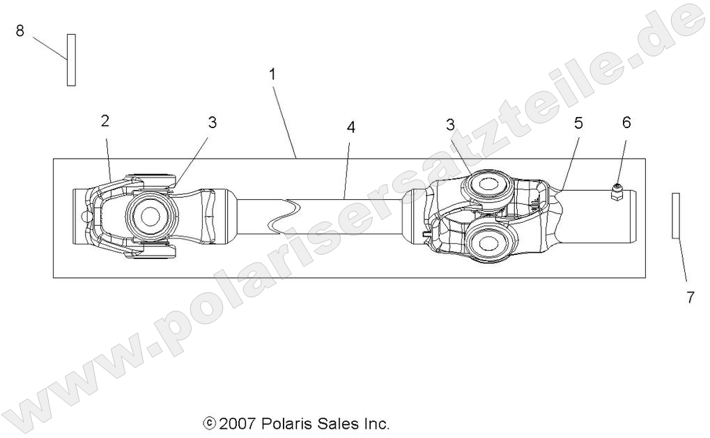 DRIVE TRAIN, FRONT PROP SHAFT