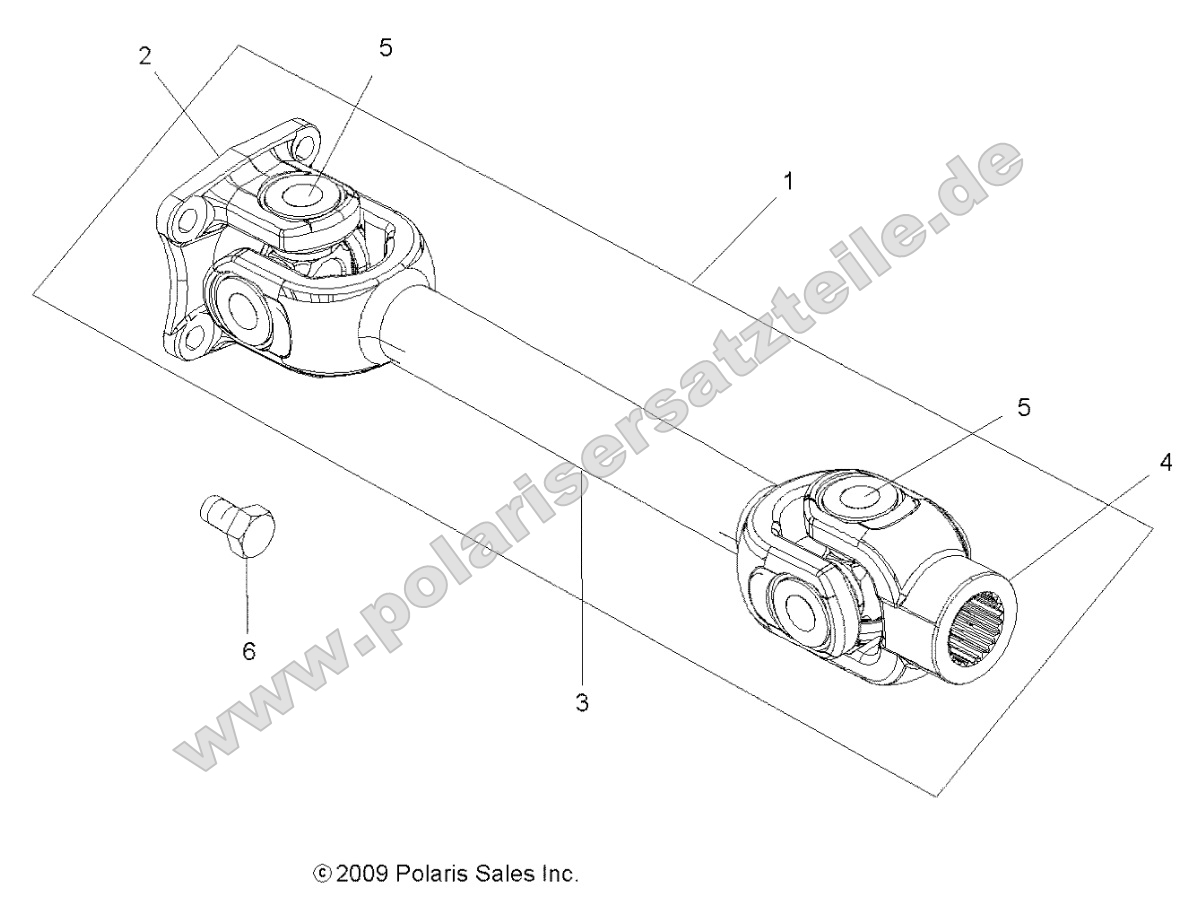 Drive Train, Prop Shaft, Rear