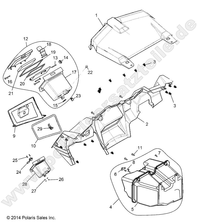 BODY, DASH AND GLOVEBOX BODY, DASH AND GLOVEBOX