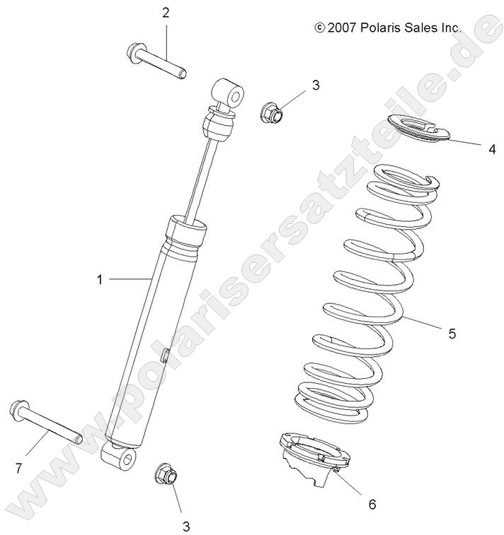 SUSPENSION, SHOCK, REAR