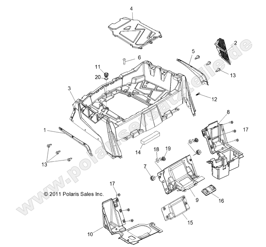 BODY, REAR RACK and FENDERS BODY, REAR RACK and FENDERS