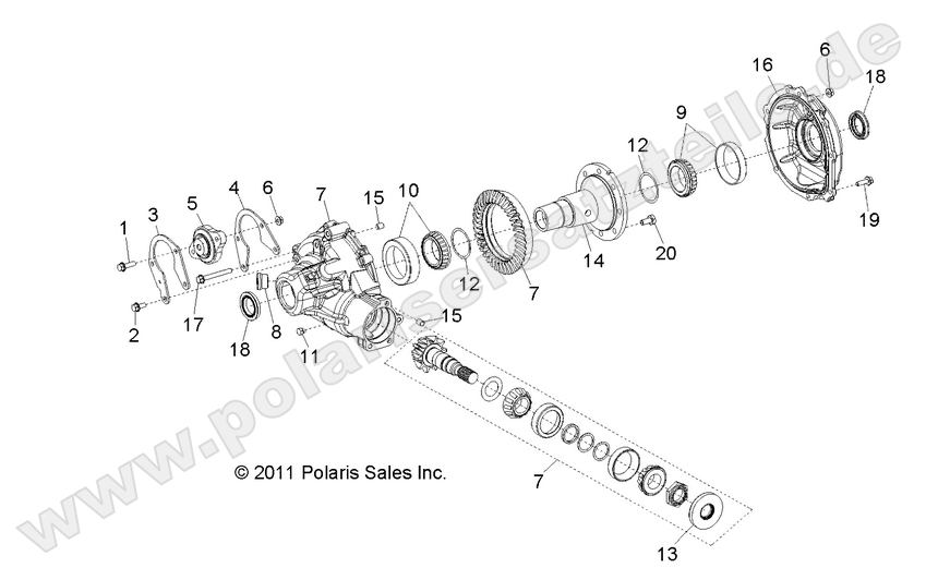 DRIVE TRAIN, GEARCASE, CARRIER, INTERNAL COMPONENTS DRIVE TRAIN, GEARCASE, CARRIER, INTERNAL COMPONENTS