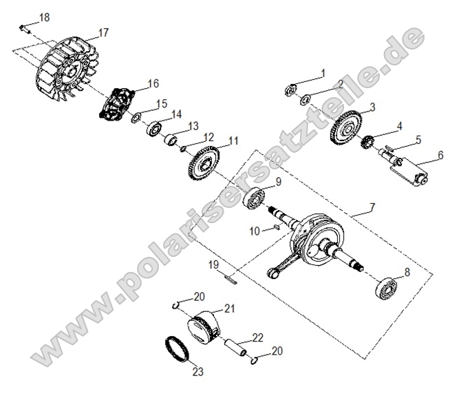 Engine, Crankshaft and Piston Engine, Crankshaft and Piston