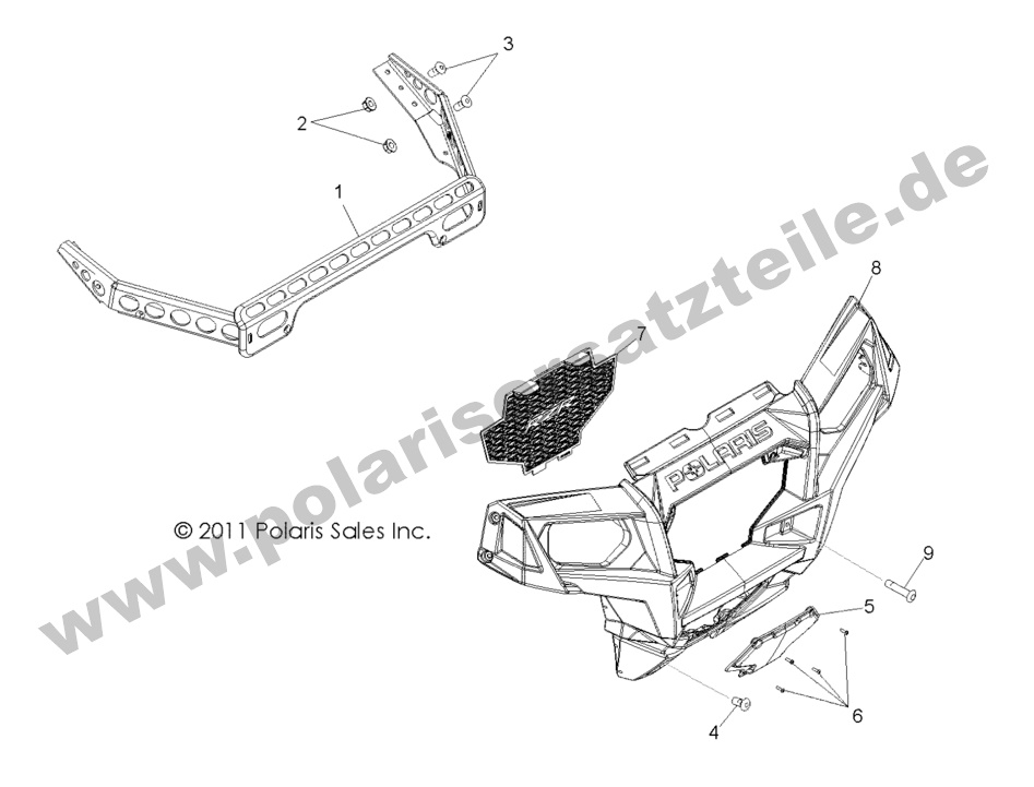 BODY, FRONT BUMPER BODY, FRONT BUMPER