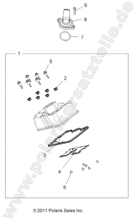 ENGINE, VALVE COVER