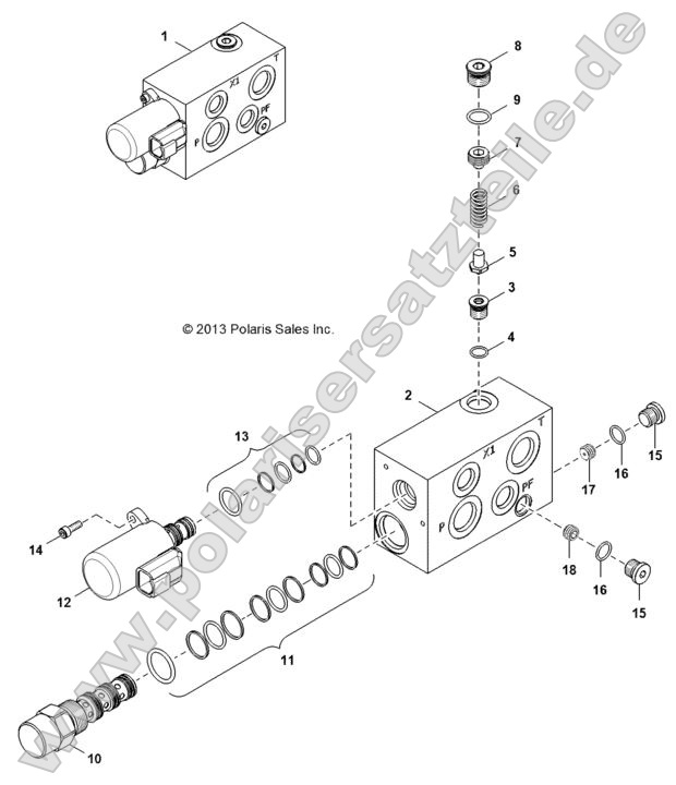 Hydraulics, Manifold Valve