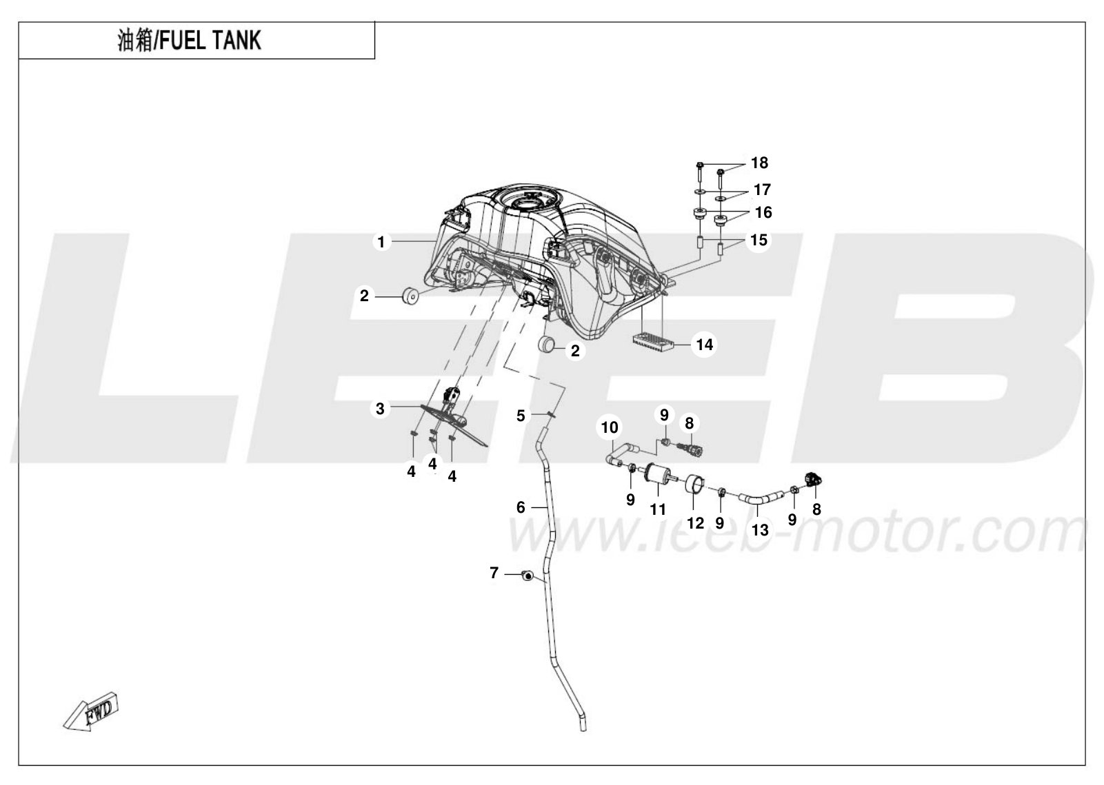 F12 FUEL TANK