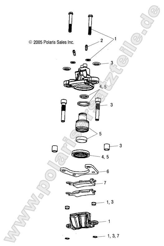 BRAKE, CALIPER, REAR BRAKE, CALIPER, REAR