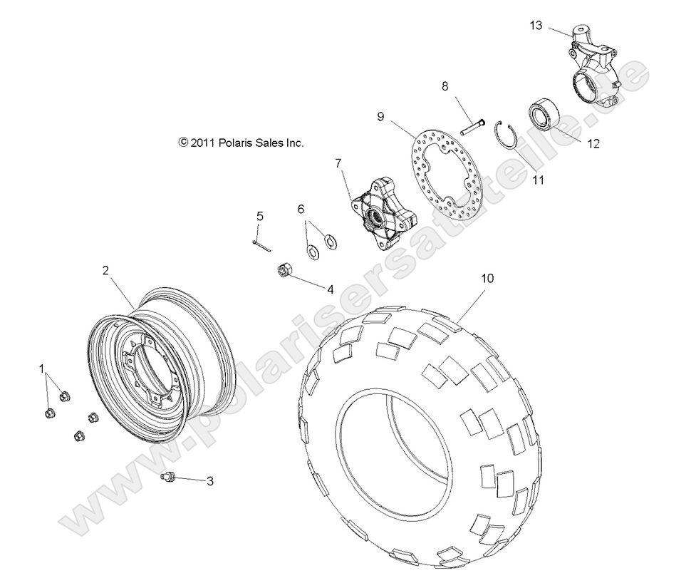 WHEELS, FRONT WHEELS, FRONT