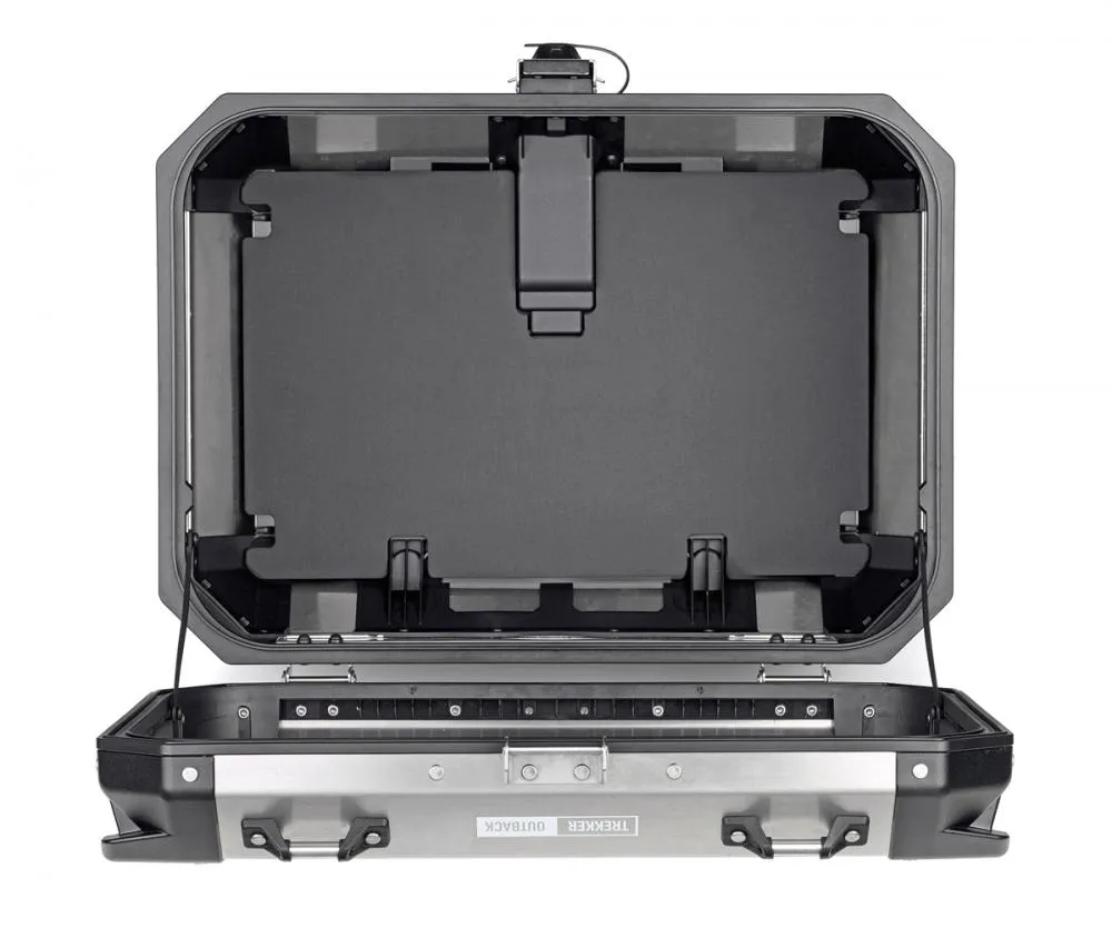 Givi_Monokey_Trekker_Outback_OBKN58A_Alu_Topcase___58_Liter___silber_offen_2 Givi Monokey Trekker Outback OBKN58A Alu Topcase - 58 Liter - silber