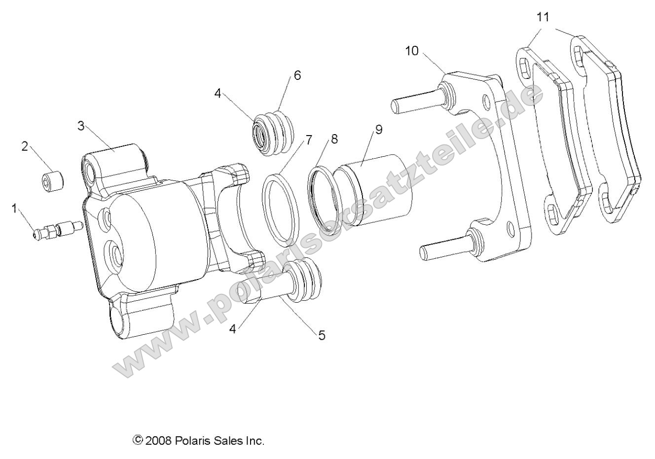 Brakes, Rear Caliper Brakes, Rear Caliper