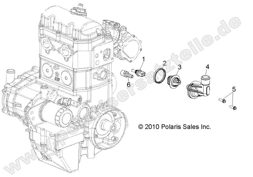 ENGINE, THERMOSTAT ENGINE, THERMOSTAT