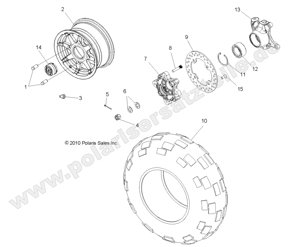 WHEELS, FRONT WHEELS, FRONT