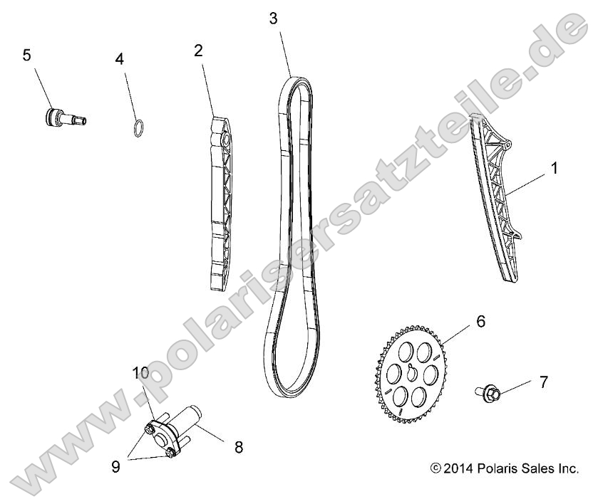 Engine, Cam Chain and Tensioner