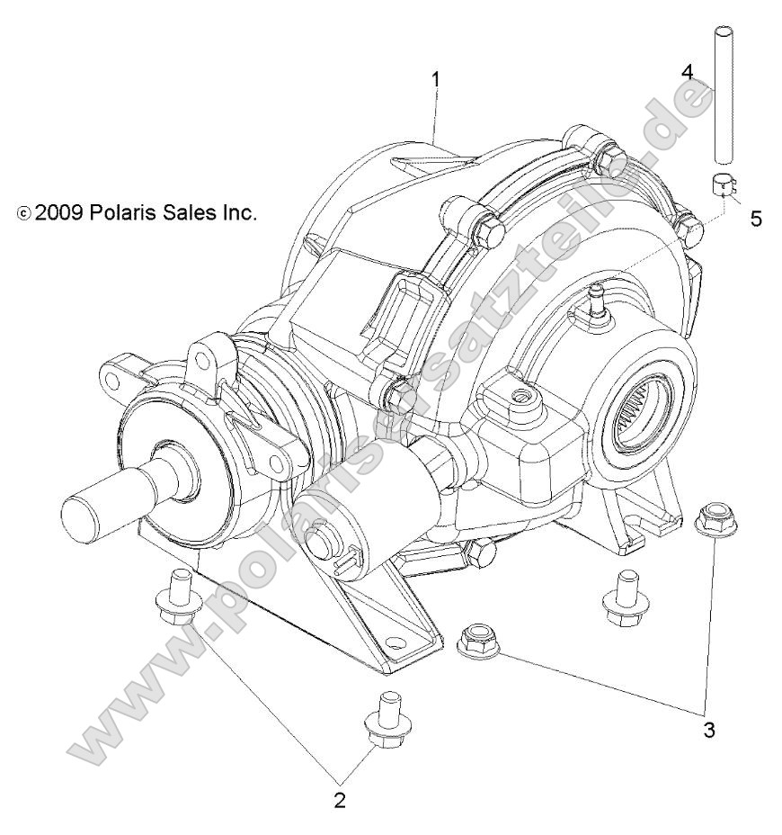 Drive Train, Rear Gearcase Mounting Drive Train, Rear Gearcase Mounting