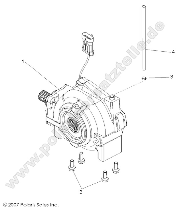 drive train front gearcase drive train front gearcase