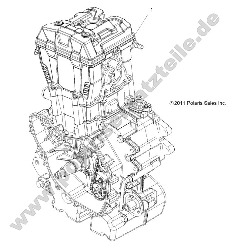 ENGINE, LONG BLOCK ENGINE, LONG BLOCK