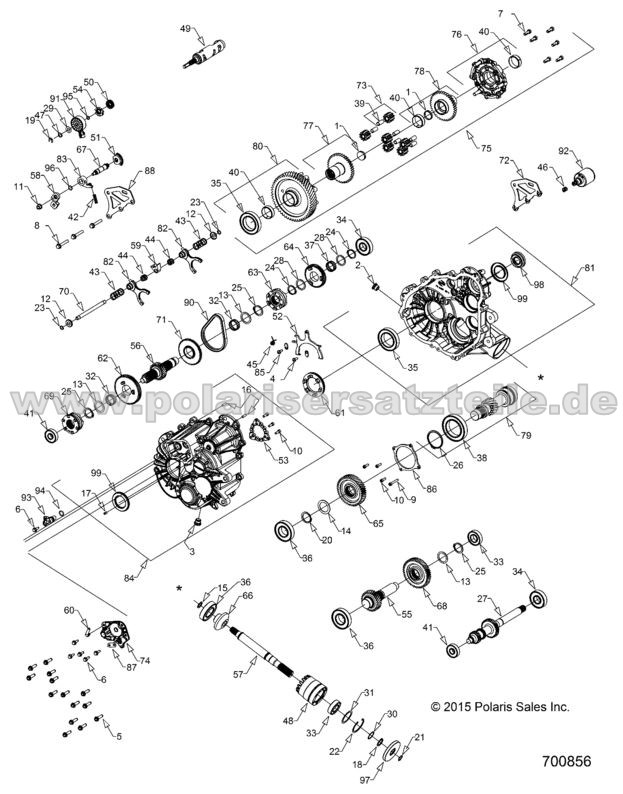 DRIVE TRAIN, MAIN GEARCASE (TO 2/1/16) DRIVE TRAIN, MAIN GEARCASE (TO 2/1/16)