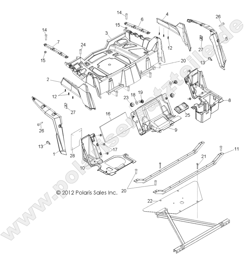 BODY, REAR RACK and FENDERS BODY, REAR RACK and FENDERS