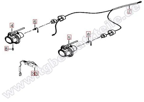 Scheinwerfer-Blinker vorne