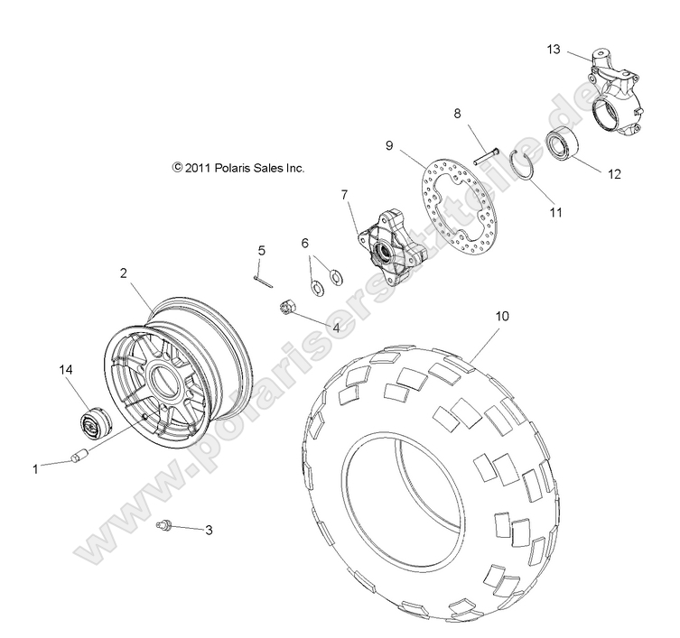 WHEELS, FRONT WHEELS, FRONT