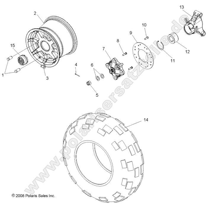 WHEELS, REAR WHEELS, REAR