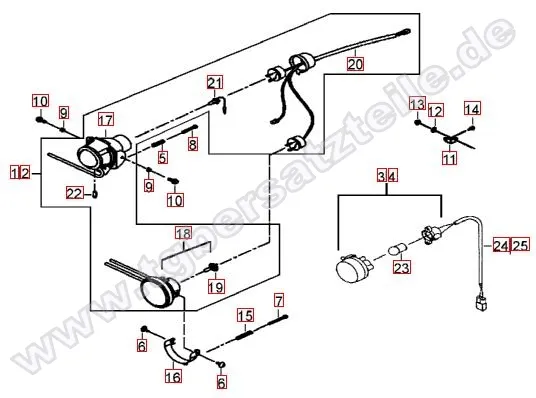 Scheinwerfer-Blinker vorne