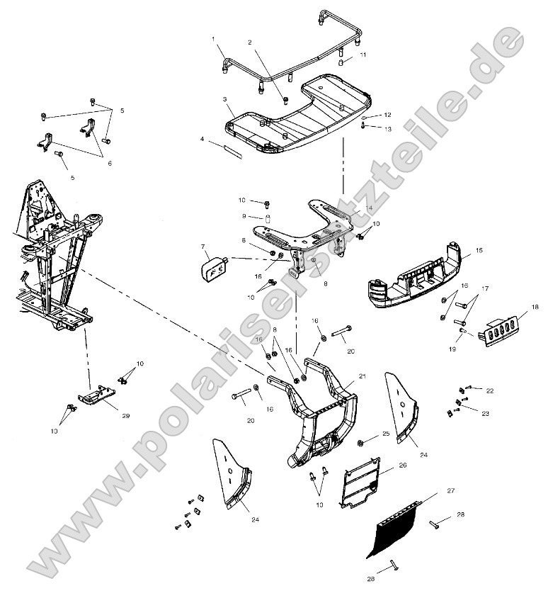 Front Rack and Bumper Mounting Front Rack and Bumper Mounting