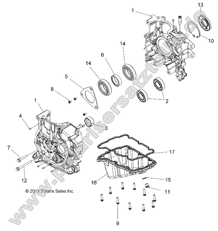 Engine, Crankcase Engine, Crankcase