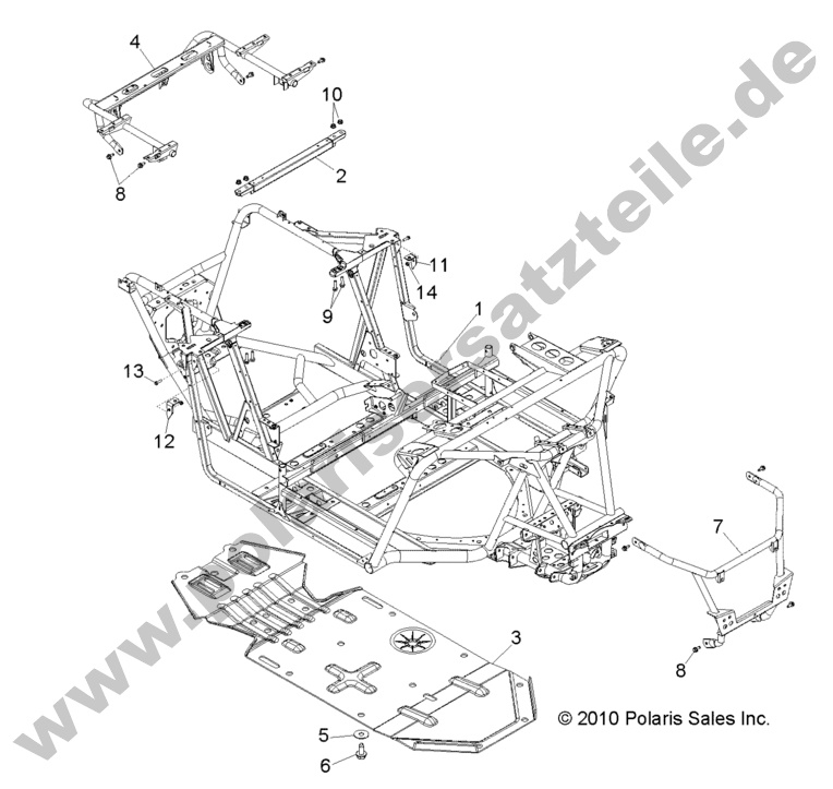 CHASSIS, MAIN FRAME and SKID PLATE CHASSIS, MAIN FRAME and SKID PLATE