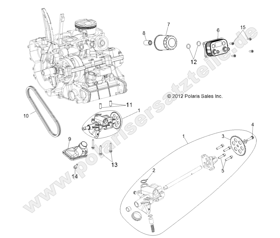 ENGINE, OIL PUMP and OIL COOLER ENGINE, OIL PUMP and OIL COOLER