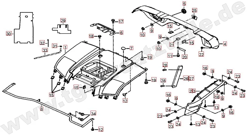 Heckverkleidung Heckverkleidung