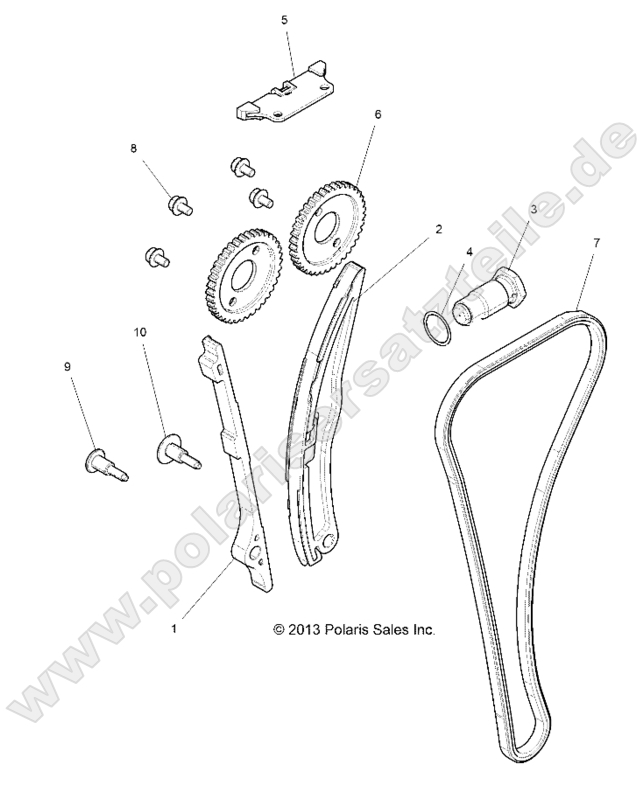 ENGINE, CAM CHAIN AND TENSIONER ENGINE, CAM CHAIN AND TENSIONER