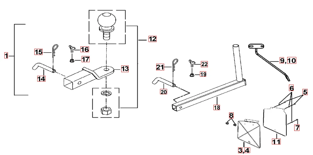 Anhängerkupplung (LOF)