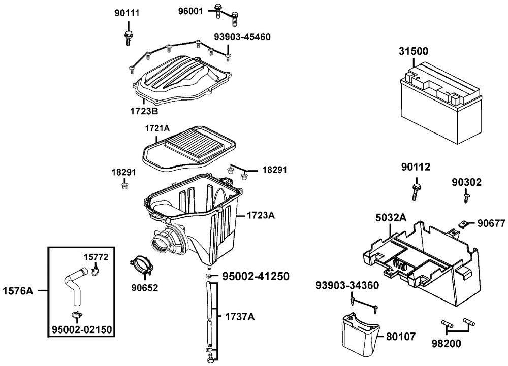 Luftfilter & Batterie