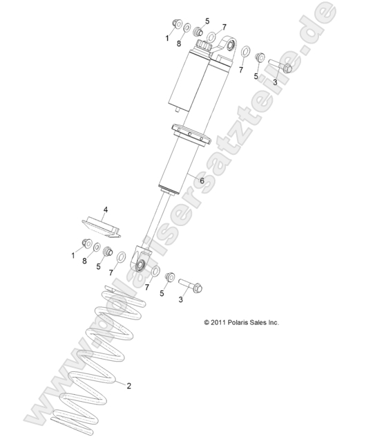 SUSPENSION, FRONT SHOCK MOUNTING SUSPENSION, FRONT SHOCK MOUNTING