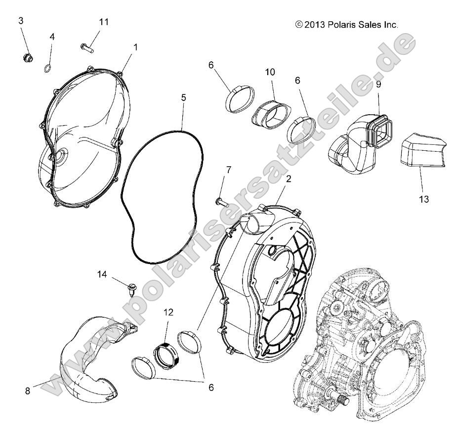 Body, Clutch Cover Body, Clutch Cover