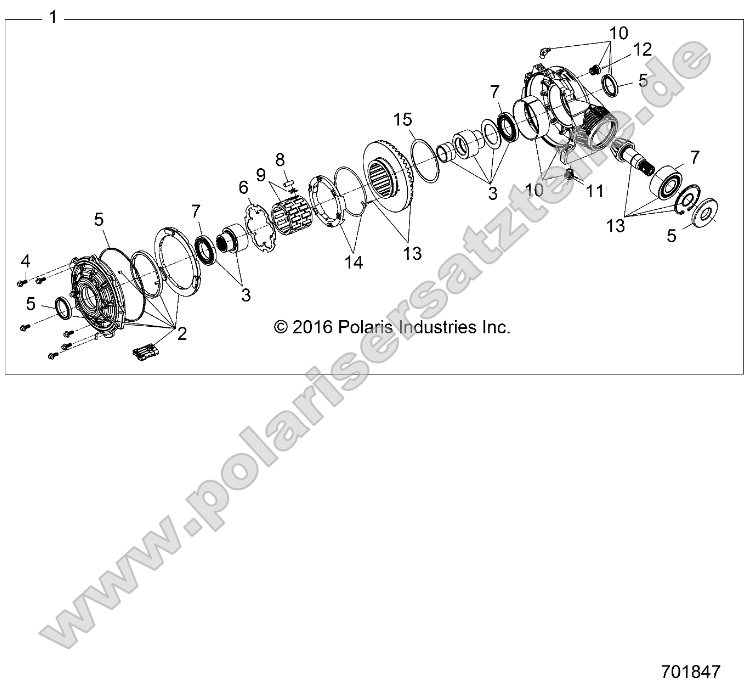 Drive Train, Front Gearcase (from 10/3/16) Drive Train, Front Gearcase (from 10/3/16)
