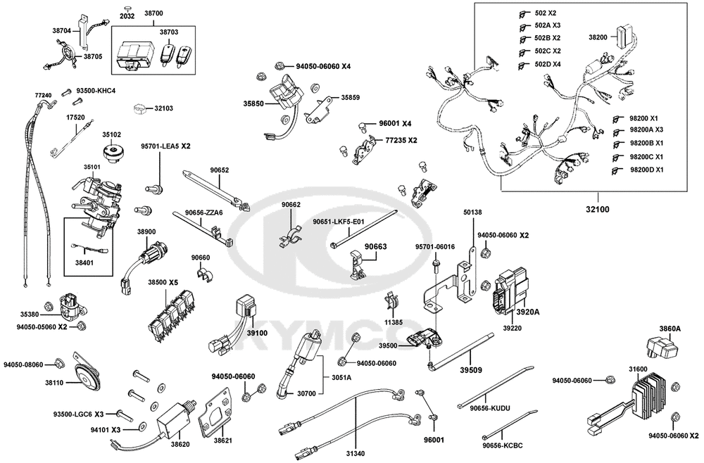 Elektrische Anlage & Schlosssatz Elektrische Anlage & Schlosssatz