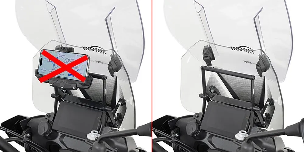 Givi Querstange für Smartphone & Navihalterung am Windschild - Benelli TRK 702 /X 2023-24